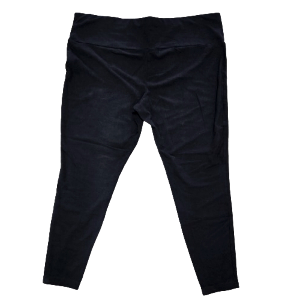 Terra & Sky Black 3X Ankle Length Leggings